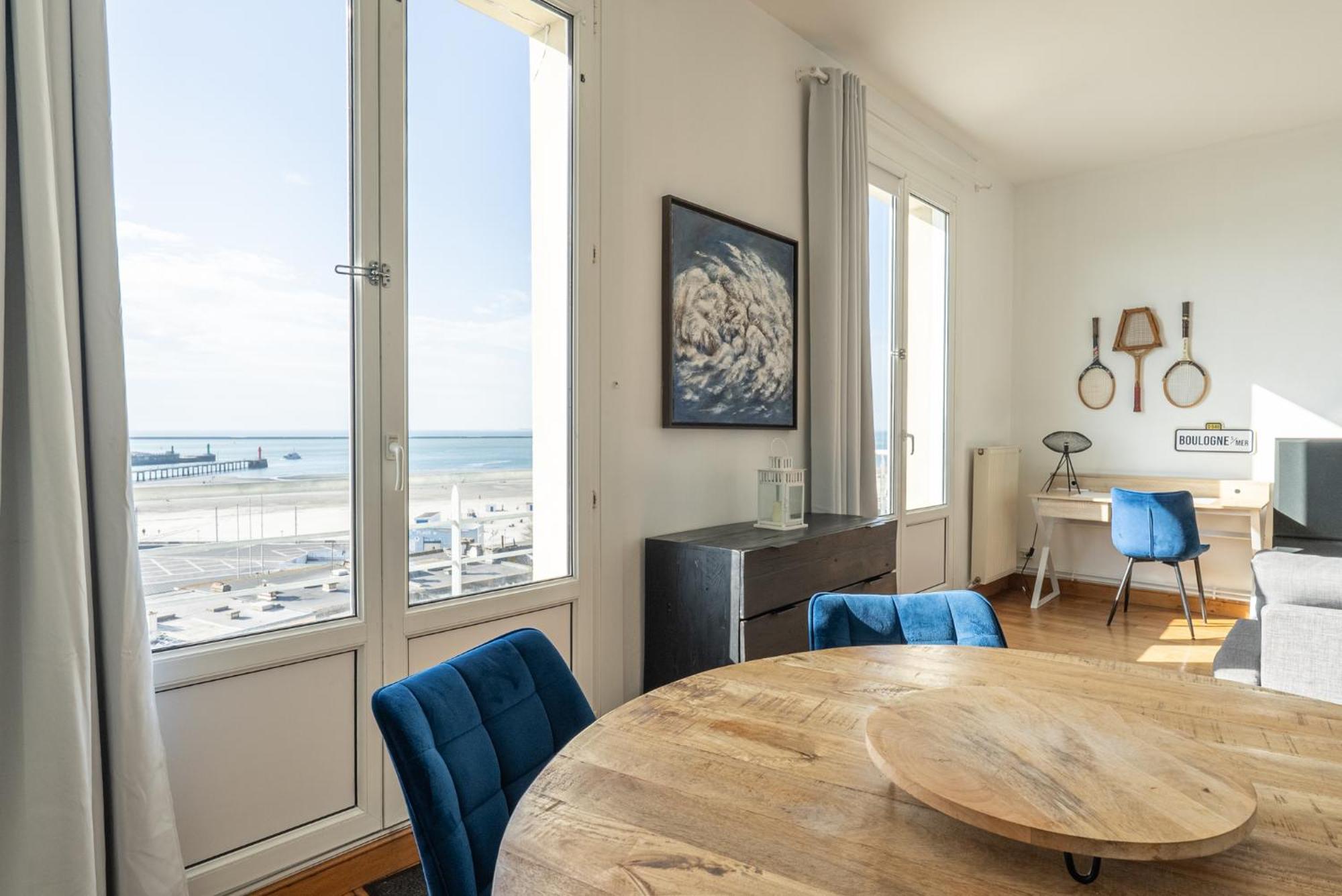 Superbe Vue Mer Face A Nausicaa Boulogne-sur-Mer Eksteriør billede