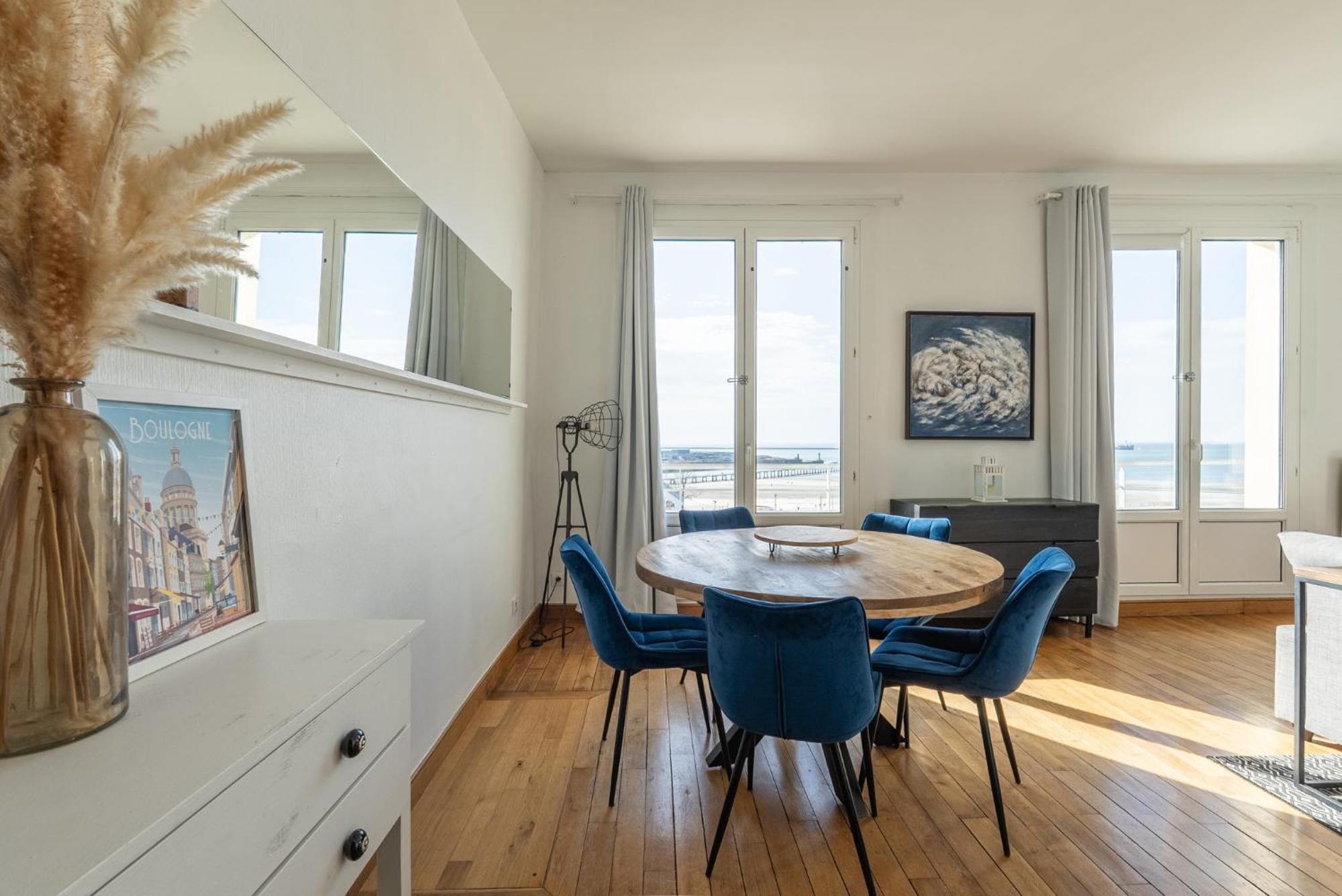 Superbe Vue Mer Face A Nausicaa Boulogne-sur-Mer Eksteriør billede
